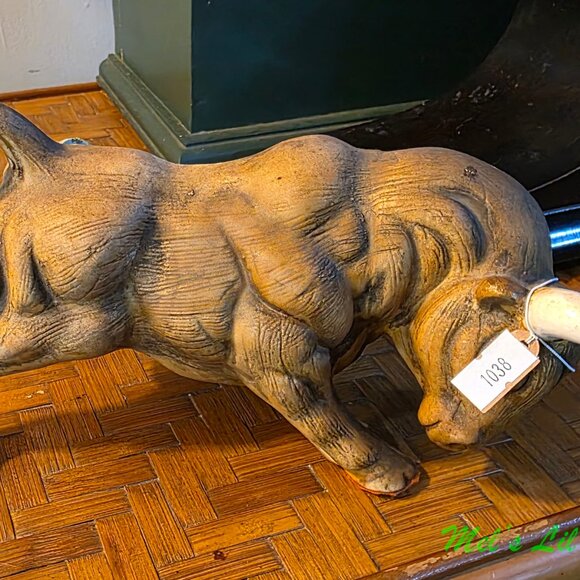 Vintage MCM Bull Figurine Planter Japan Matte Glaze Glossy Horns Napcoware - Picture 5 of 5